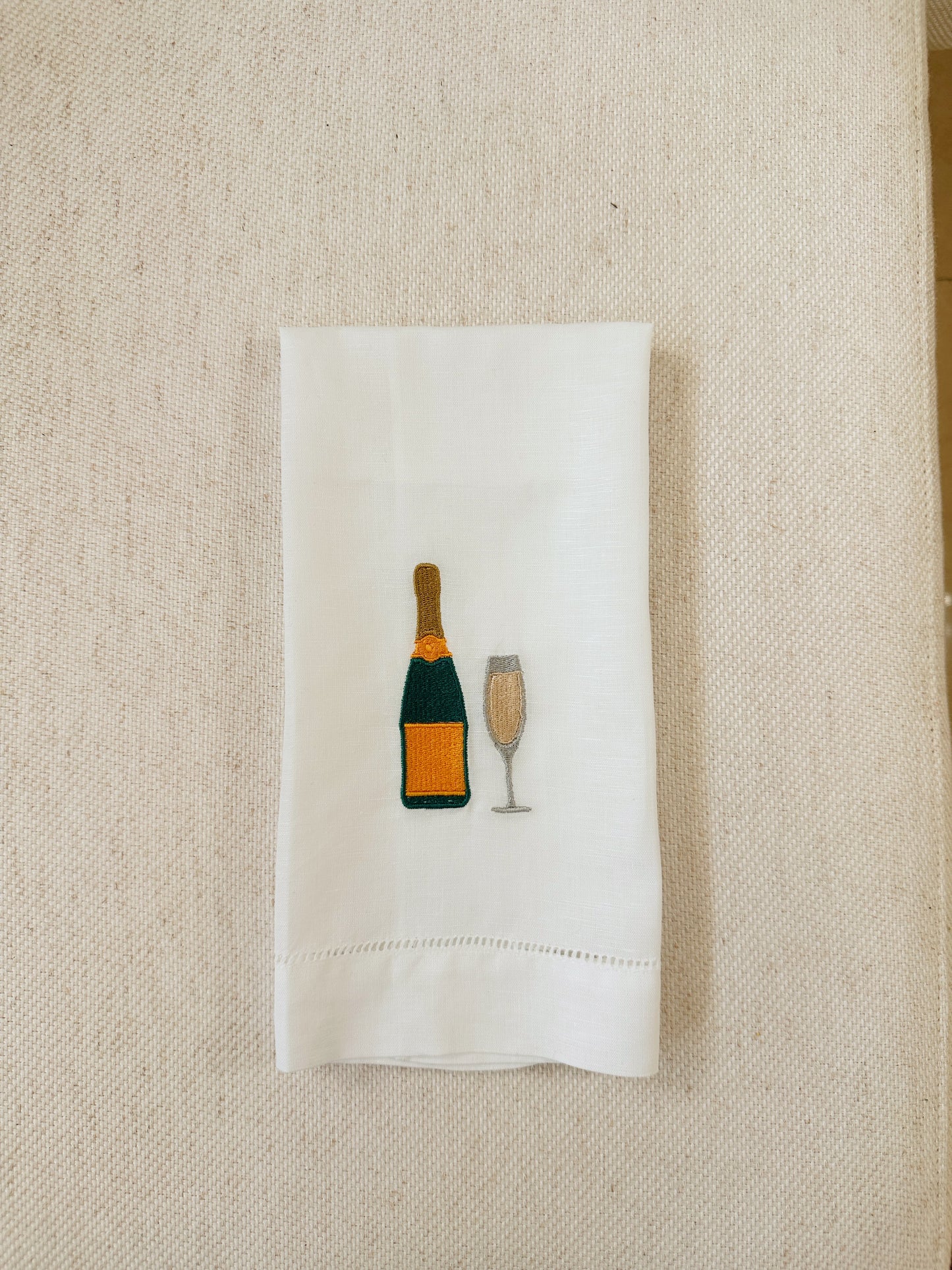 Champagne Tea Towel