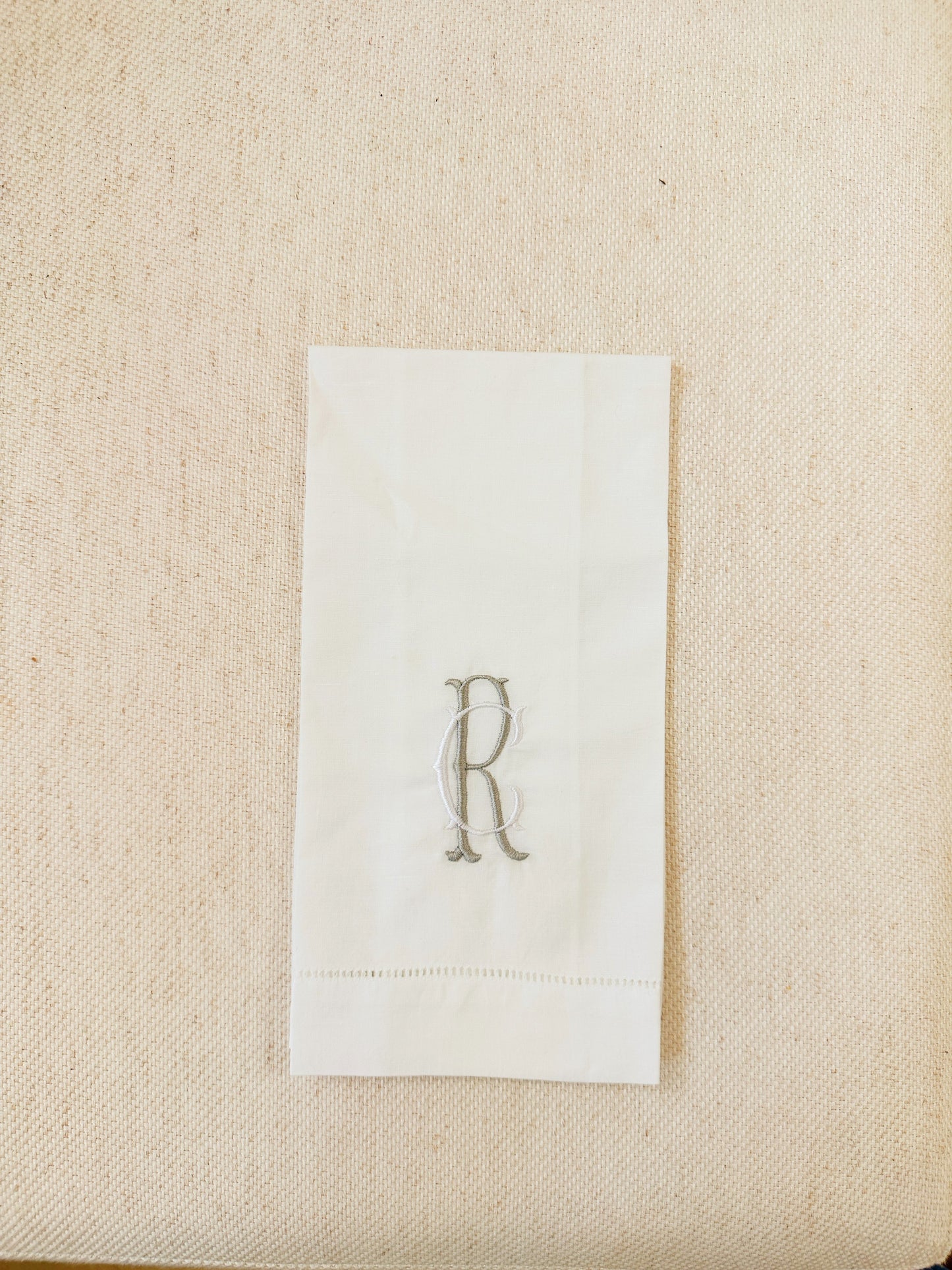 Monogram Tea Towel