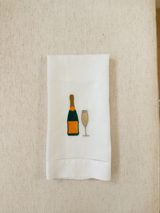 Champagne Tea Towel