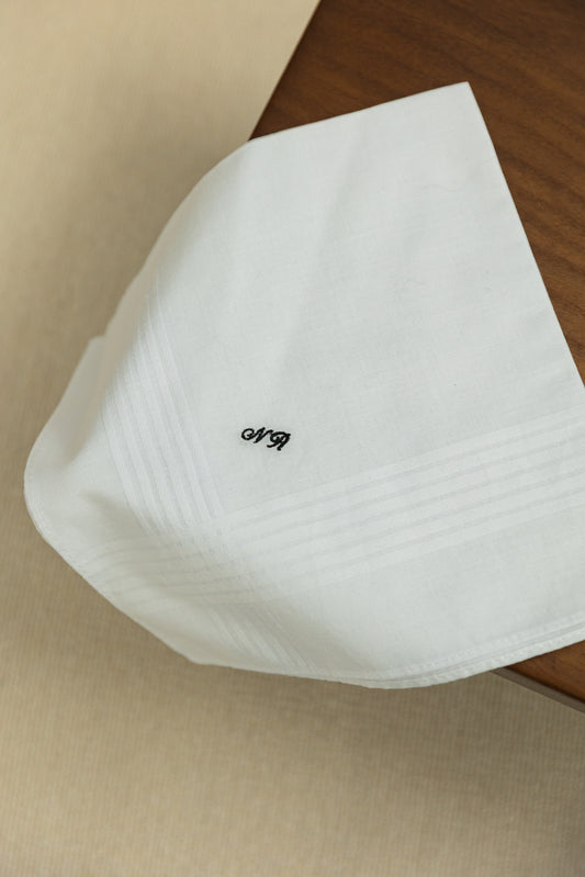 Monogramed Handkerchief