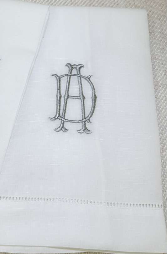 Monogram Tea Towel
