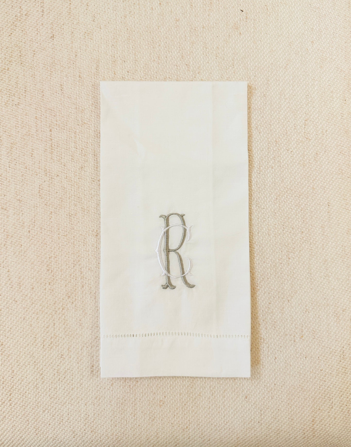 Monogram Tea Towel
