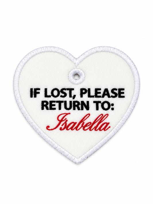 Return to Me Heart Tag