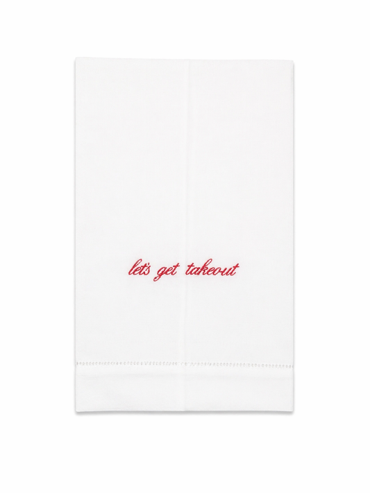 Takeout Night Tea Towel